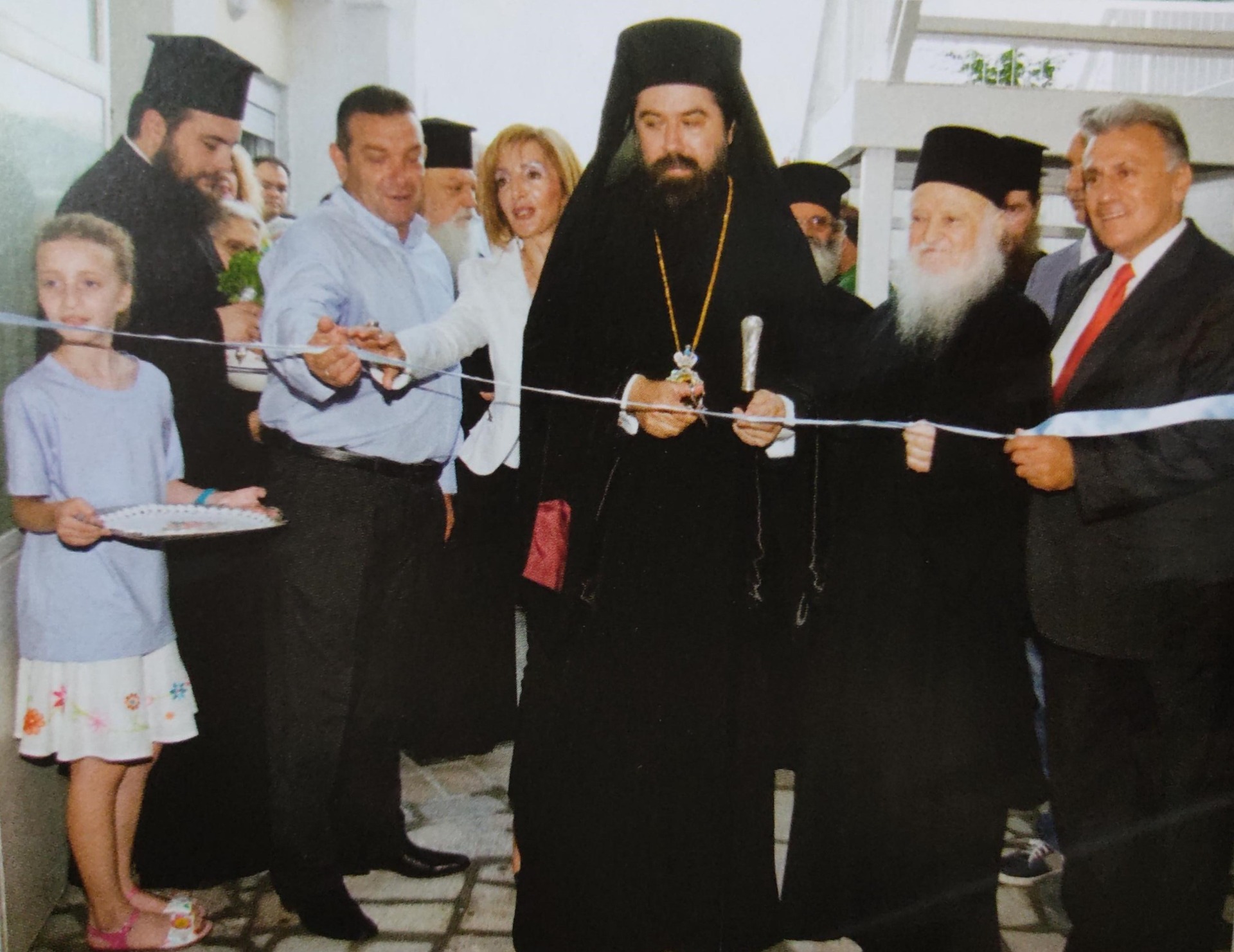 Στιγμιότυπο από τα εγκαίνια της κατασκήνωσης "Η Χαρά των Παιδιών" από τον Ποιμενάρχη μας Σεβ. Σερρών και Νιγρίτης κ. Θεολόγο